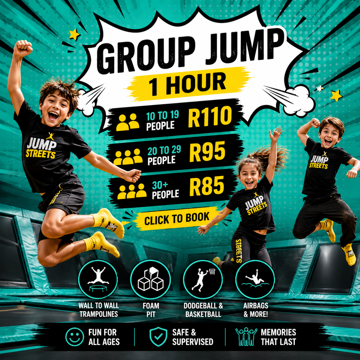 Group Jump 1 Hour