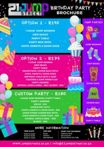 21JS Party Price List