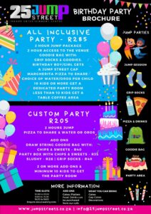 25JS Party Price List