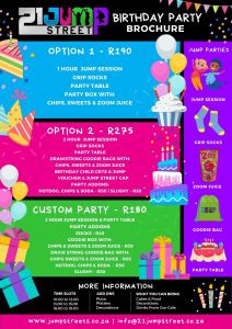 21JS Party Price List