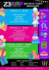 23JS Party Price List