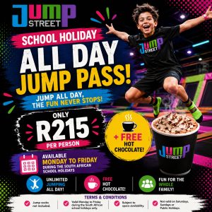 All Day Pass + Hot chocolate - R215