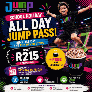 All Day Pass + Hot chocolate - R215