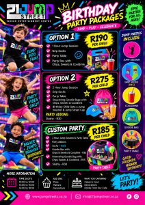 Birthday Price List