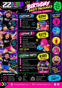 Birthday Price List