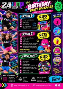 Birthday Price List